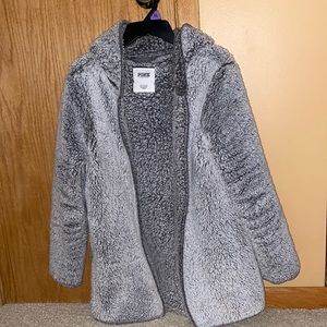 VS PINK Hooded Sherpa